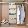 Over Door Hanging Organizer 4 Pockets Wall Mount Closet Storage Organizer Multifunctional Hanging Shelves For Clothing Office Supplies File Folders