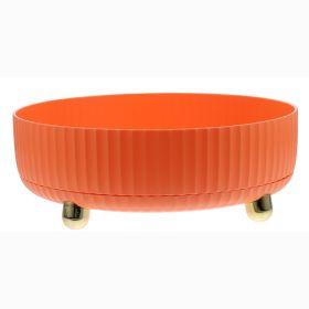 Rotating Makeup Organizer 360° Spinning Perfume Cosmetic Storage Tray 22LBS Load Countertop Seasoning Container for Lotion Lipstick (Option: Orange)