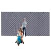 16*7FT Magnetic Thermal Insulated Garage Door Curtain for Winter Two-Car Garage Screen with Magnetic Closure 8 Roll Up Buckle Straps for Two Cars Weat
