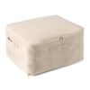 Large Foldable Storage Bag For Comforter Quilt Blanket Clothes Pillows Beddings Self Compression Organizer For Duvet Closet Storage Containers With Du