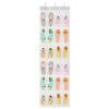 Over the Door Shoes Rack 24-Mesh-Pocket Organizer 6-Layer Hanging Storage Shelf for Shoes Slippers Small Toys Closet Cabinet