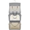 Hanging Handbag Organizer w/ 6 Pockets Closet Purse Storage Shelves Holder Hanging Shelf Bag