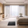 Fluffy Bedroom Rug 4’ x 2.6’ Anti-Skid Shaggy Area Rug Decorative Floor Carpet Mat for Nursery Bedroom Living Room