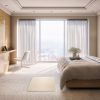 Fluffy Bedroom Rug 4’ x 2.6’ Anti-Skid Shaggy Area Rug Decorative Floor Carpet Mat for Nursery Bedroom Living Room