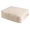 Large Foldable Storage Bag For Comforter Quilt Blanket Clothes Pillows Beddings Self Compression Organizer For Duvet Closet Storage Containers With Du