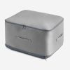 Large Foldable Storage Bag For Comforter Quilt Blanket Clothes Pillows Beddings Self Compression Organizer For Duvet Closet Storage Containers With Du