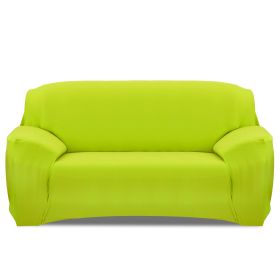 Sofa Cover Printed Stretch Sofa Furniture Cover Soft Sofa Slipcover Polyester Furniture Protector Cover (Option: Green_3S)